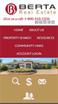 Mobile Screenshot of bertarealestate.com